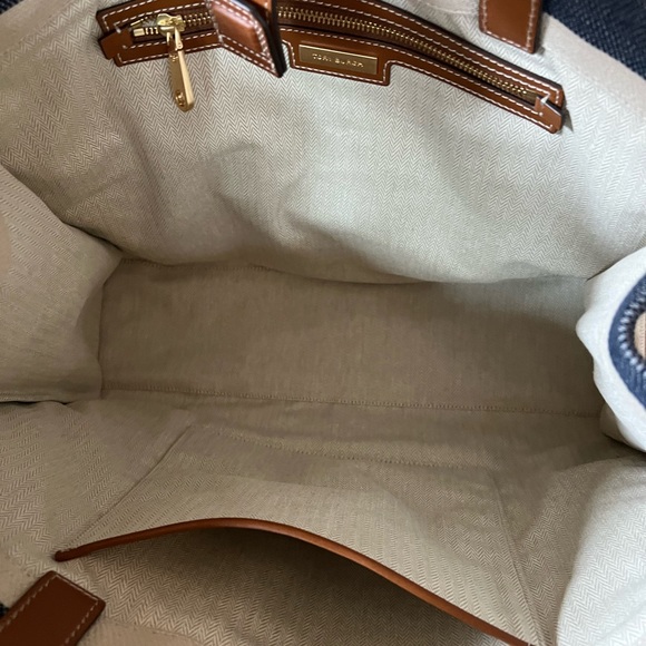 Tory Burch Ella  stripe jacquard tote bag - Picture 12 of 15